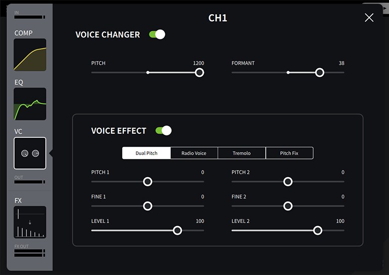 VC (VOICE CHANGER) - CH1